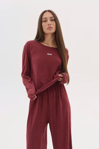 Лонгслив AIR цвет БОРДОВЫЙ