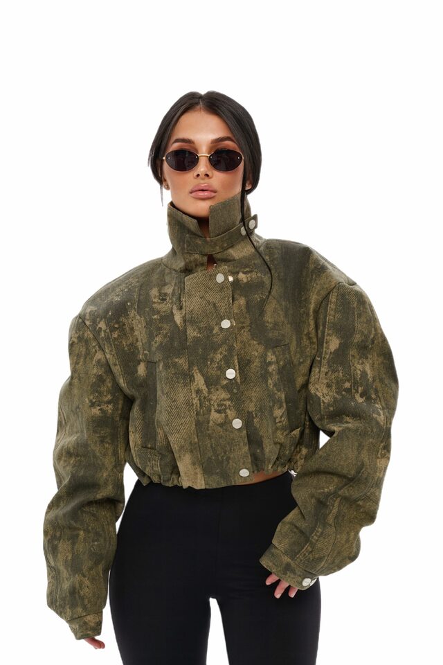 КУРТКА ARMY NO LOGO цвет ОЛИВКОВЫЙ