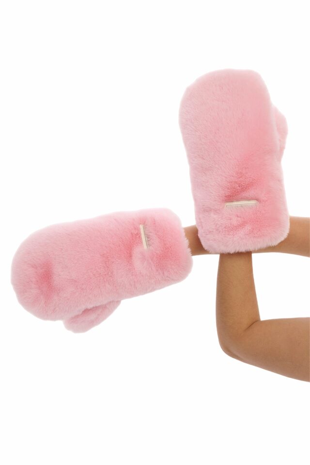 ВАРЕЖКИ FLUFFY цвет РОЗОВЫЙ