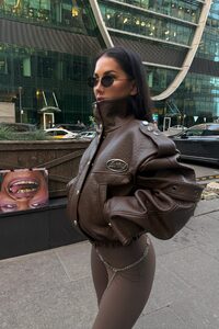 КУРТКА HARLEY цвет КОРИЧНЕВЫЙ