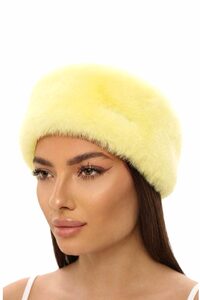 ПОВЯЗКА FLUFFY цвет ЖЕЛТЫЙ