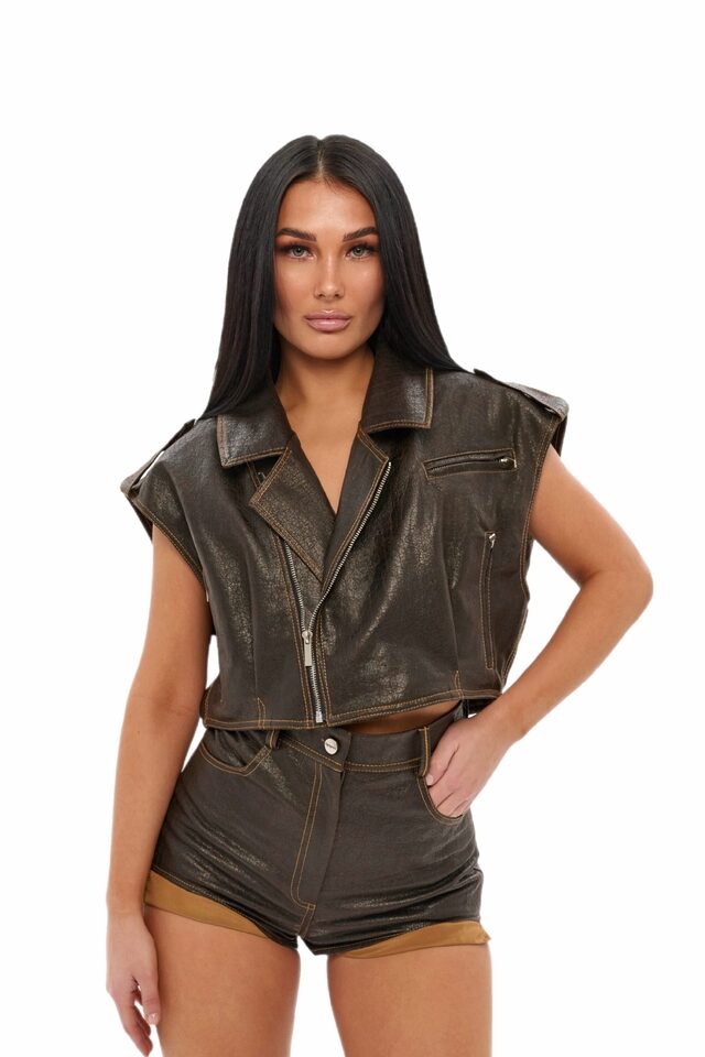 Жилет CRASH цвет BROWN