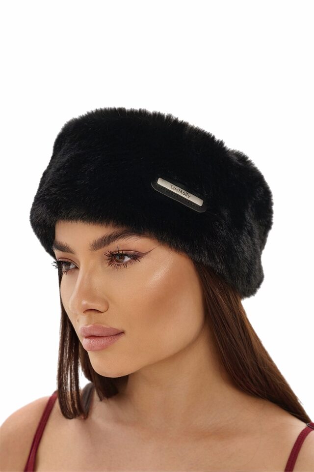 ПОВЯЗКА FLUFFY цвет ЧЕРНЫЙ