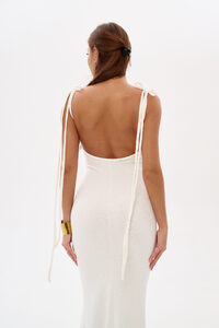 ПЛАТЬЕ GLOWNITTED CLOSE цвет БЕЛЫЙ