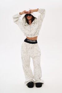 Брюки LAZY цвет СЕРО-БЕЛЫЙ