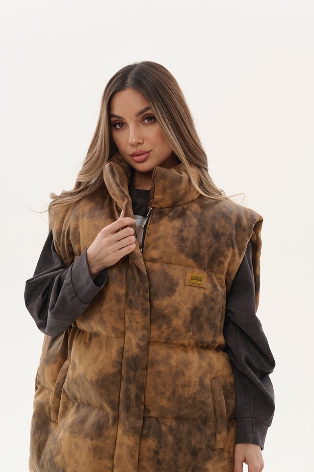 Жилет LIMITED ENSWER цвет СВЕТЛО-КОРИЧНЕВЫЙ