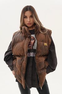 Жилет LIMITED ENSWER цвет ТЕМНО-КОРИЧНЕВЫЙ