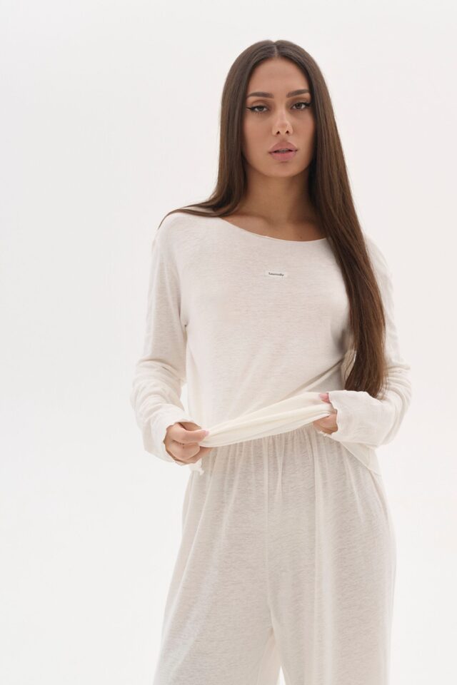 Лонгслив AIR цвет БЕЛЫЙ