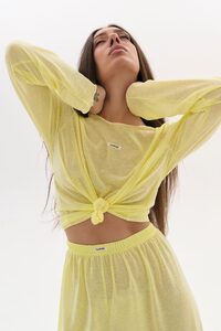 Лонгслив AIR LITE цвет ЖЕЛТЫЙ