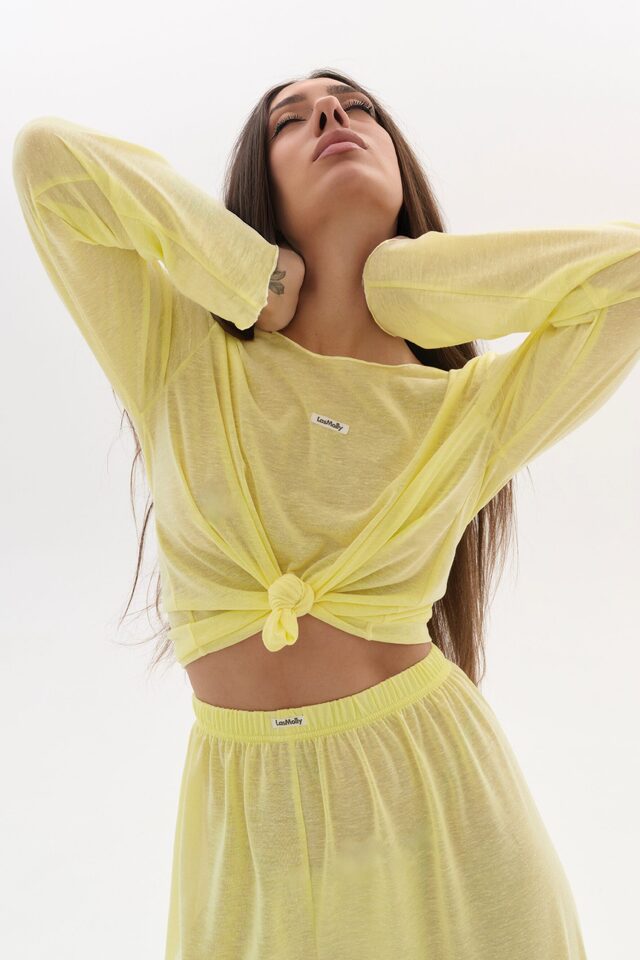 Лонгслив AIR LITE цвет ЖЕЛТЫЙ