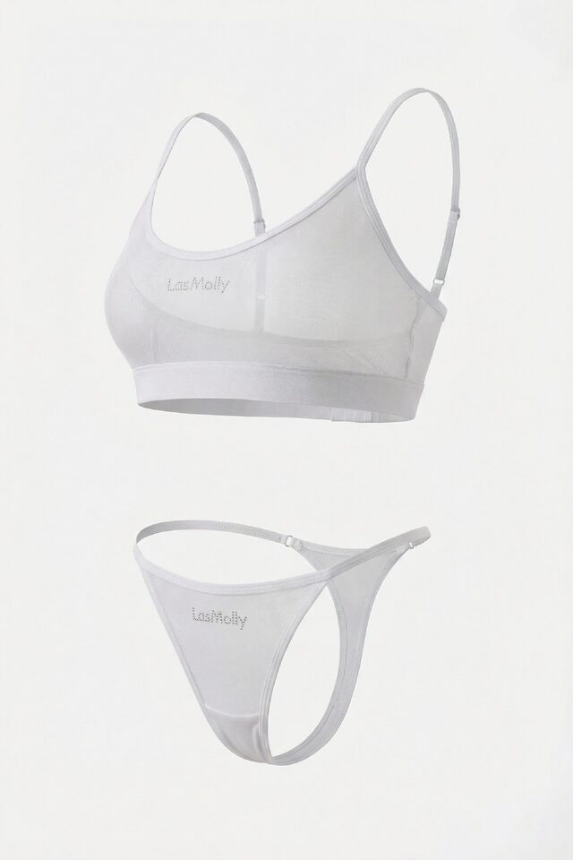 КОМПЛЕКТ НИЖНЕГО БЕЛЬЯ  LASMOLLY цвет БЕЛЫЙ