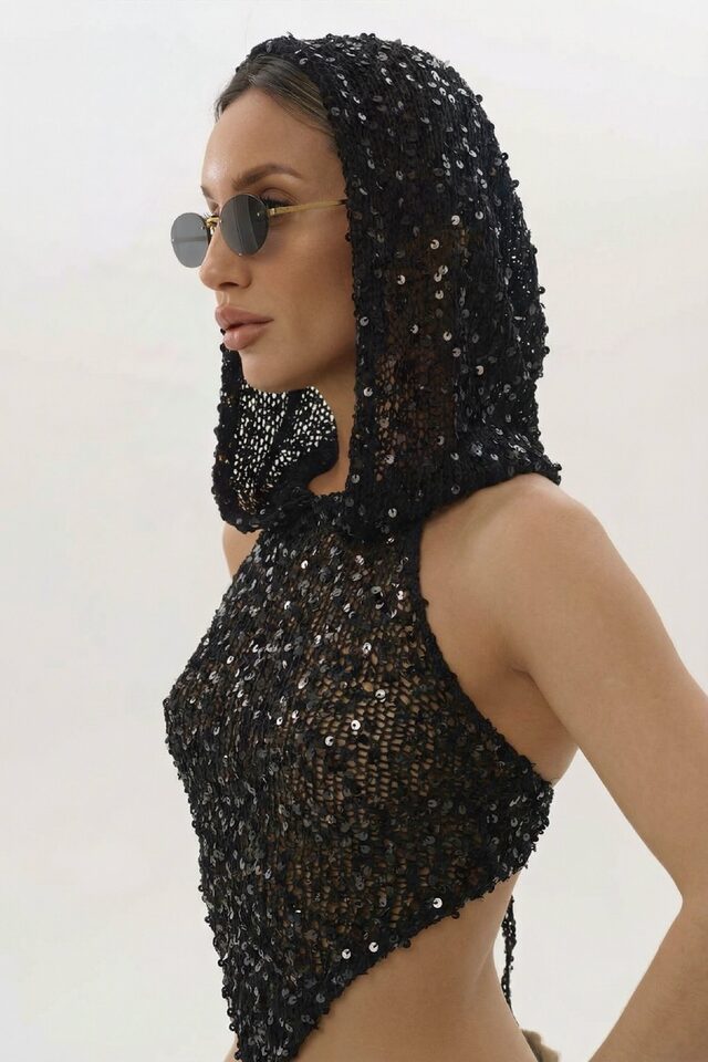 ТОП SHINI CHIC цвет ЧЕРНЫЙ