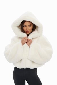 ШУБА FLUFFY цвет БЕЛЫЙ