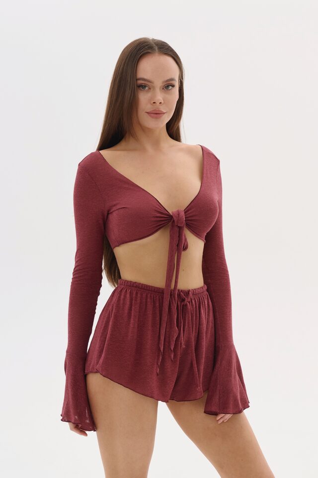 ШОРТЫ AIR цвет БОРДОВЫЙ