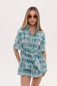 Рубашка PANEJE OPEN цвет ЗЕЛЕНЫЙ