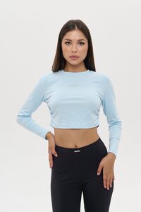 Лонгслив CUTE LONG цвет ГОЛУБОЙ