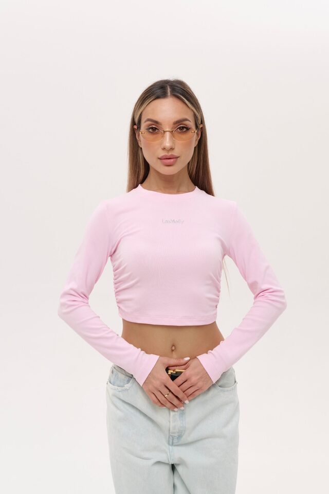 Лонгслив CUTE LONG цвет РОЗОВЫЙ