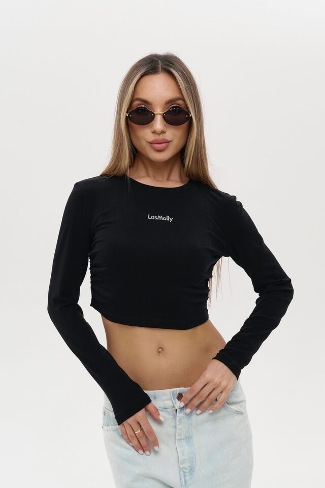 Лонгслив CUTE LONG цвет ЧЕРНЫЙ