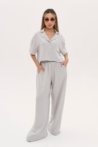 БРЮКИ BLOOMJUS цвет СЕРЫЙ