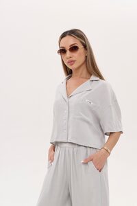 Рубашка BLOOMJUS цвет СЕРЫЙ