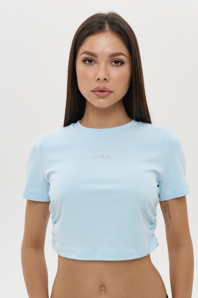 ФУТБОЛКА CUTE SHIRT цвет ГОЛУБОЙ