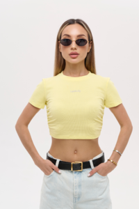 ФУТБОЛКА CUTE SHIRT цвет ЖЕЛТЫЙ