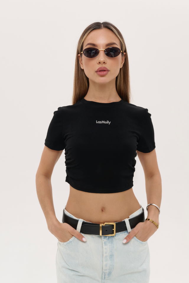 ФУТБОЛКА CUTE SHIRT цвет ЧЕРНЫЙ