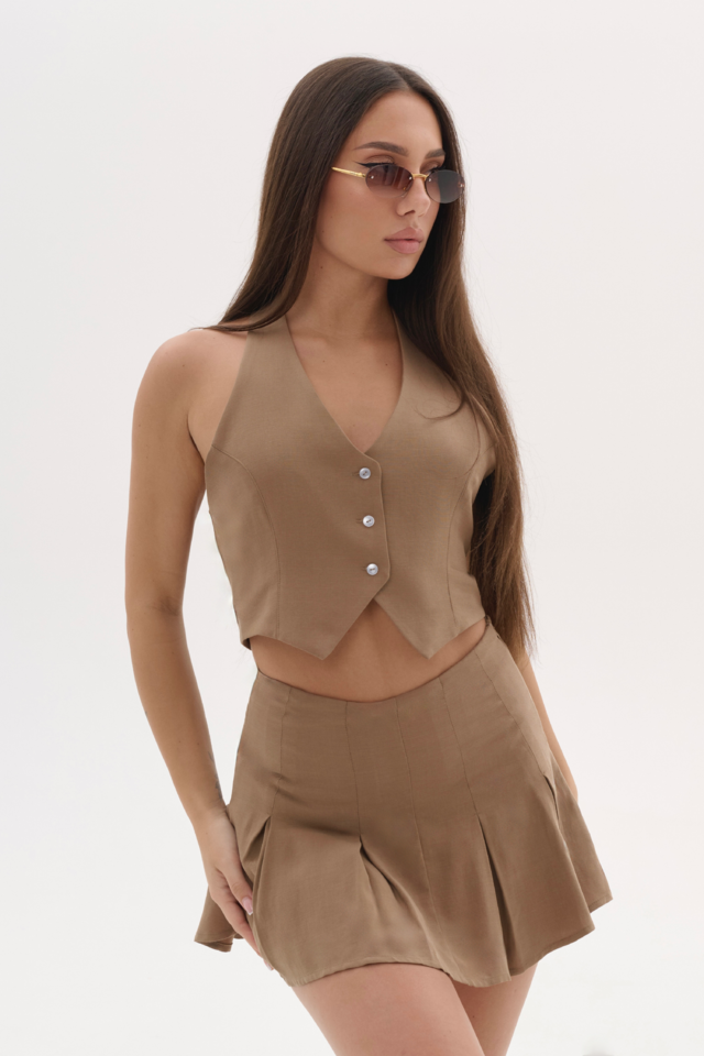 Жилет CLASSICJUS цвет СВЕТЛО-КОРИЧНЕВЫЙ