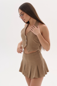 ЮБКА-ШОРТЫ CLASSICJUS цвет СВЕТЛО-КОРИЧНЕВЫЙ