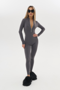 КОМБИНЕЗОН FLAME цвет ТЕМНО-СЕРЫЙ