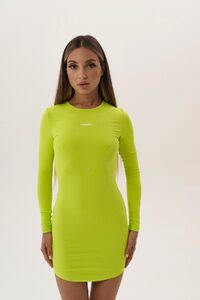 ПЛАТЬЕ LasMolly logo цвет ЗЕЛЁНЫЙ