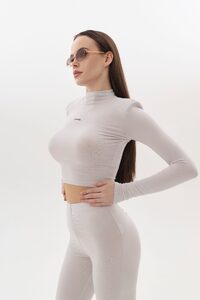 Лонгслив TOUCH цвет СВЕТЛО-СЕРЫЙ