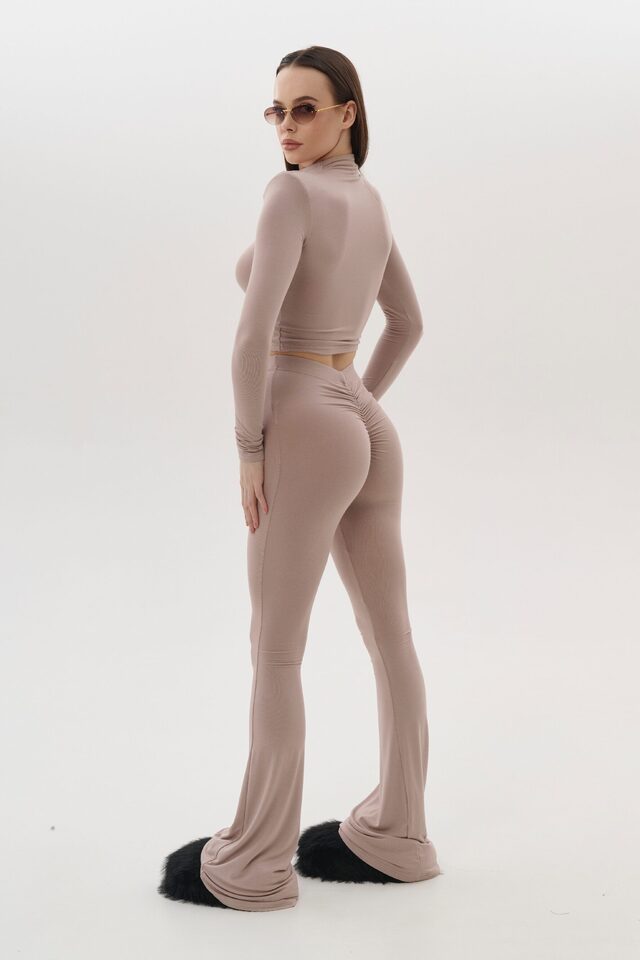 БРЮКИ TOUCH (VOLUME) цвет ПУДРОВЫЙ