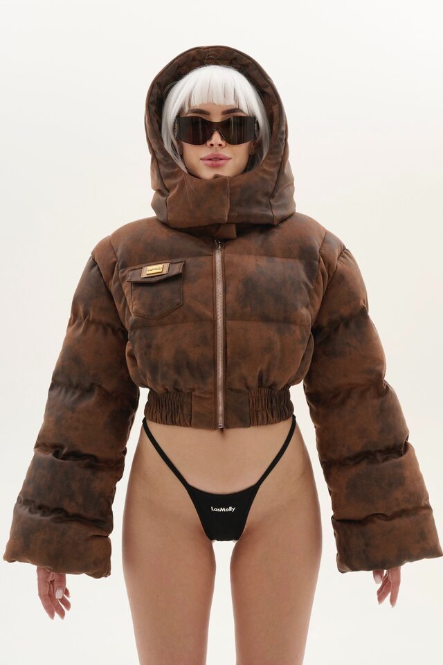 КУРТКА LIMITED ENSWER цвет ТЕМНО-КОРИЧНЕВЫЙ