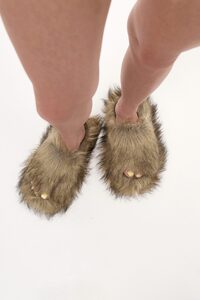 Тапки OPEN SNEAKERS цвет КОРИЧНЕВЫЙ