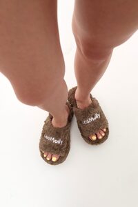 Тапки SNOP цвет КОРИЧНЕВЫЙ