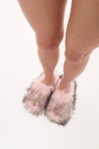 Тапки OPEN SNEAKERS цвет РОЗОВЫЙ