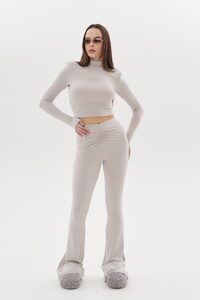 БРЮКИ SHADOW SOFT (VOLUME) цвет БЕЖЕВЫЙ