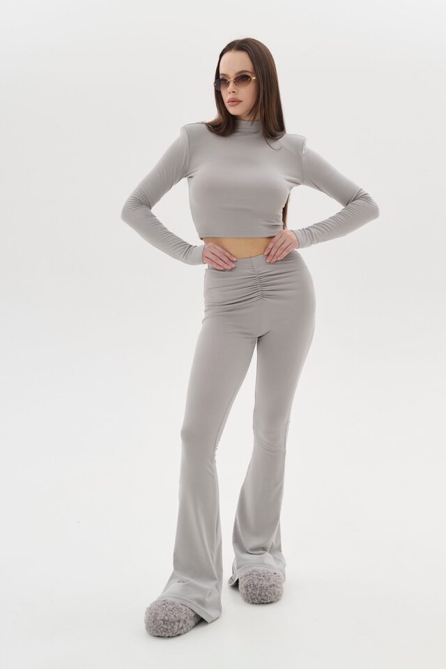 БРЮКИ SHADOW SOFT (VOLUME) цвет СЕРЫЙ