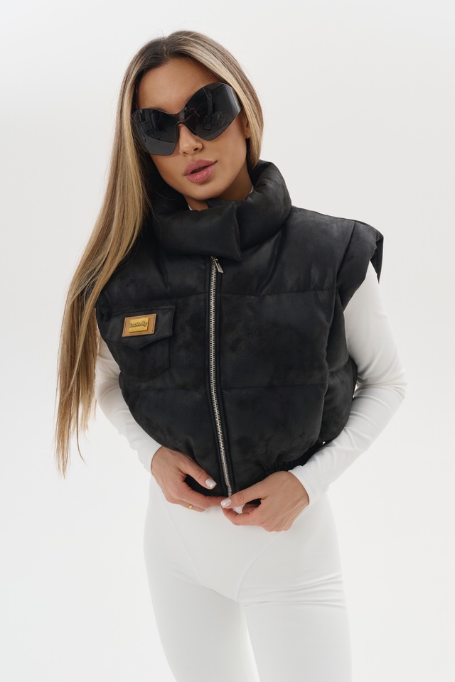 Жилет LIMITED ENSWER  MINI цвет ЧЕРНЫЙ