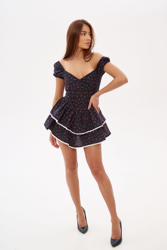 ПЛАТЬЕ HARMONICA цвет СИНИЙ