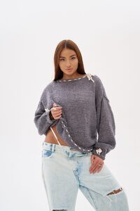 СВИТЕР TIMY цвет СЕРЫЙ