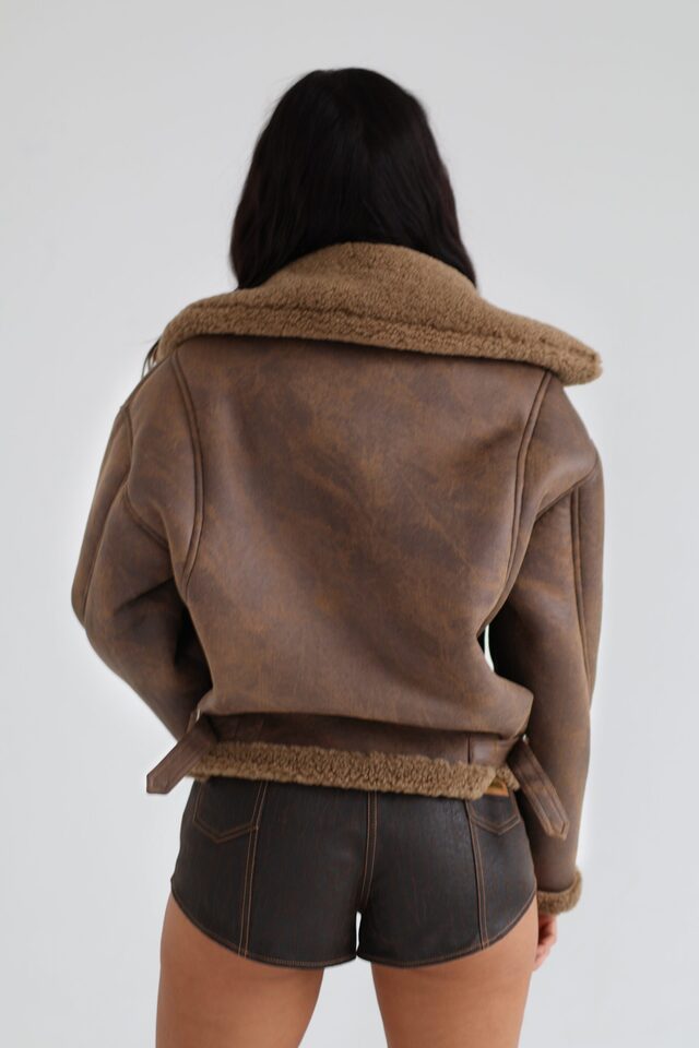 ДУБЛЕНКА CARL цвет СВЕТЛО-КОРИЧНЕВЫЙ